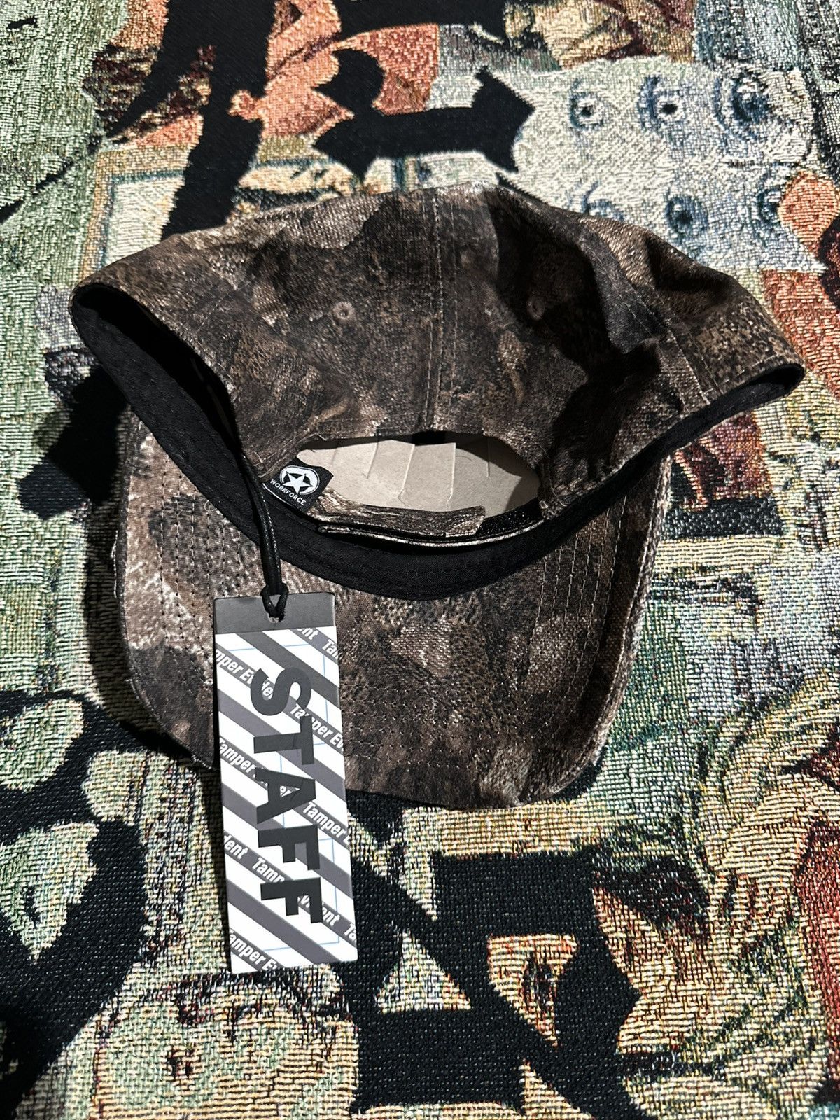 G59 Records × STAFF WORKFORCE FRIENDS & FAMILY CAP (CAMO) Size ONE SIZE - 6 Thumbnail