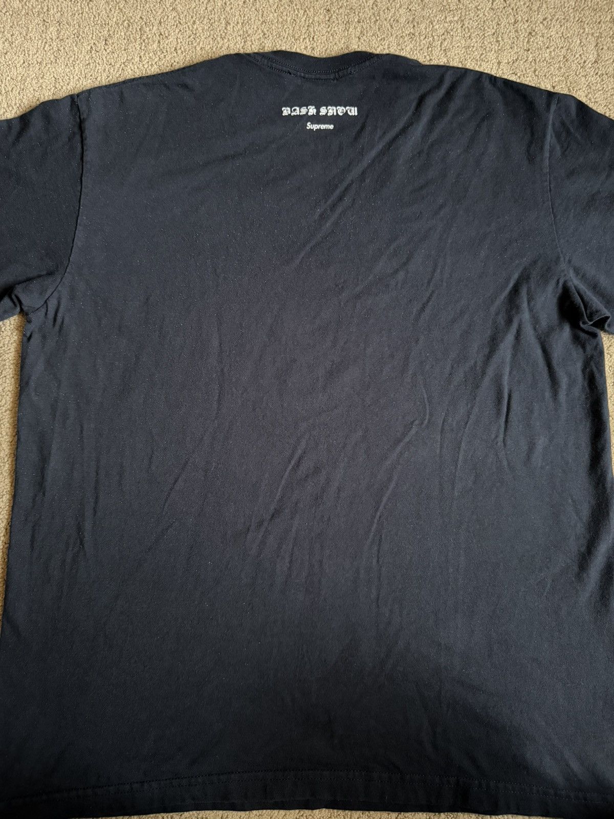 Supreme Supreme FW23 Hell Tee Navy Size Medium Size US M / EU 48-50 / 2 - 5 Thumbnail