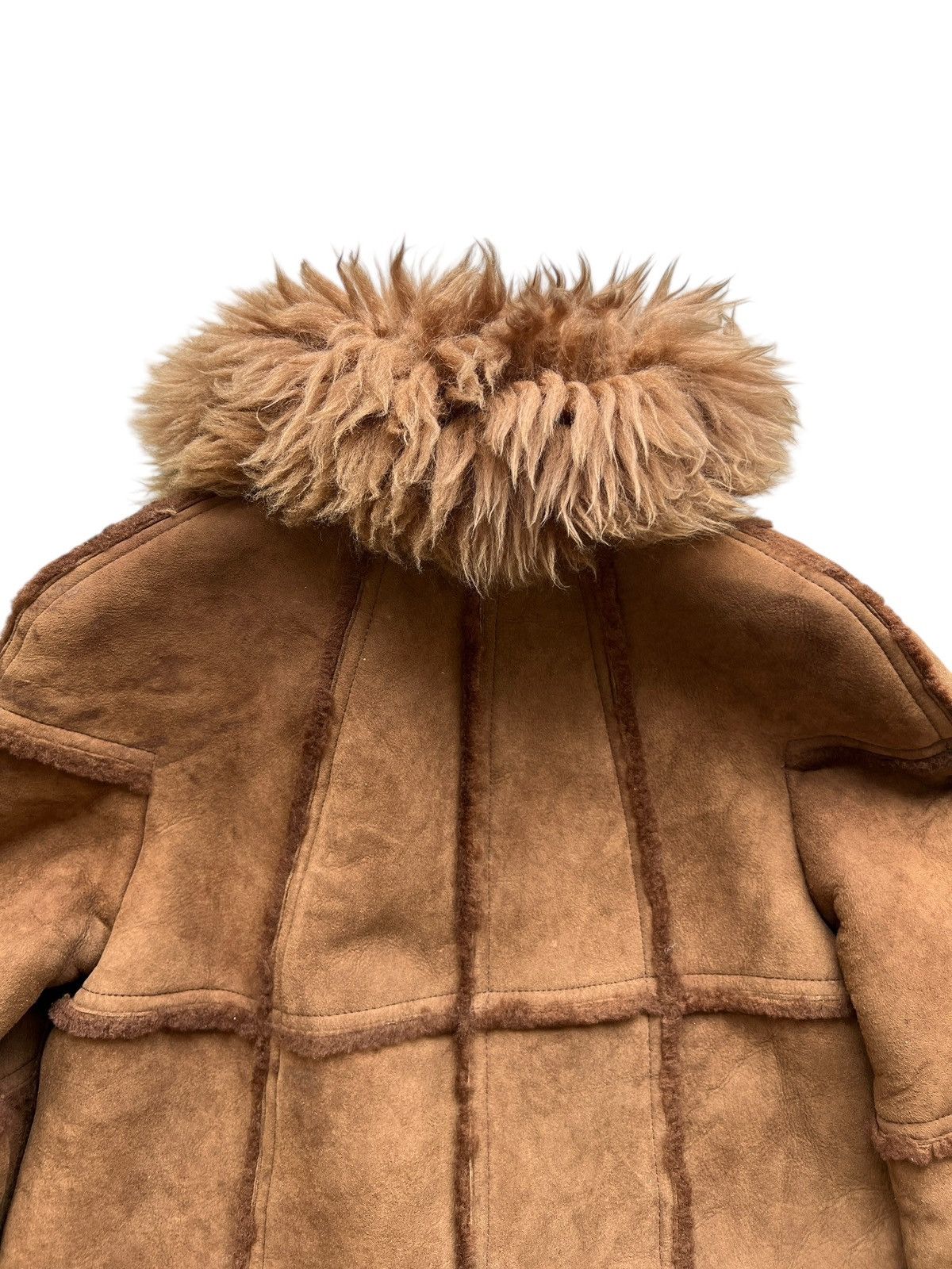 Vintage Vintage Farlon Fur Long Leather Jacket Size US M / EU 48-50 / 2 - 5 Thumbnail