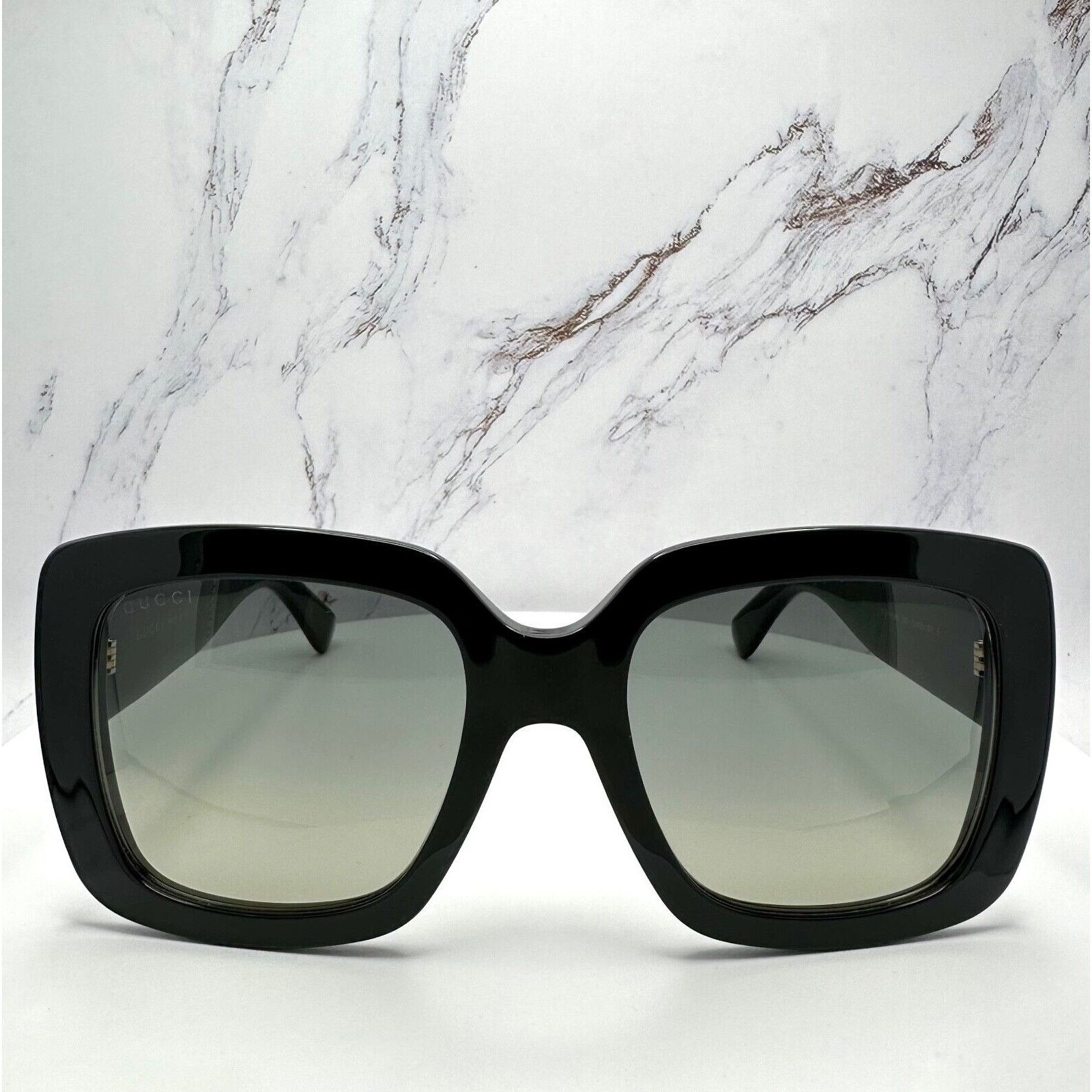 Gucci New Gucci Sunglasses New Black Gold GG Metal Logo Authentic Size ONE SIZE - 6 Thumbnail