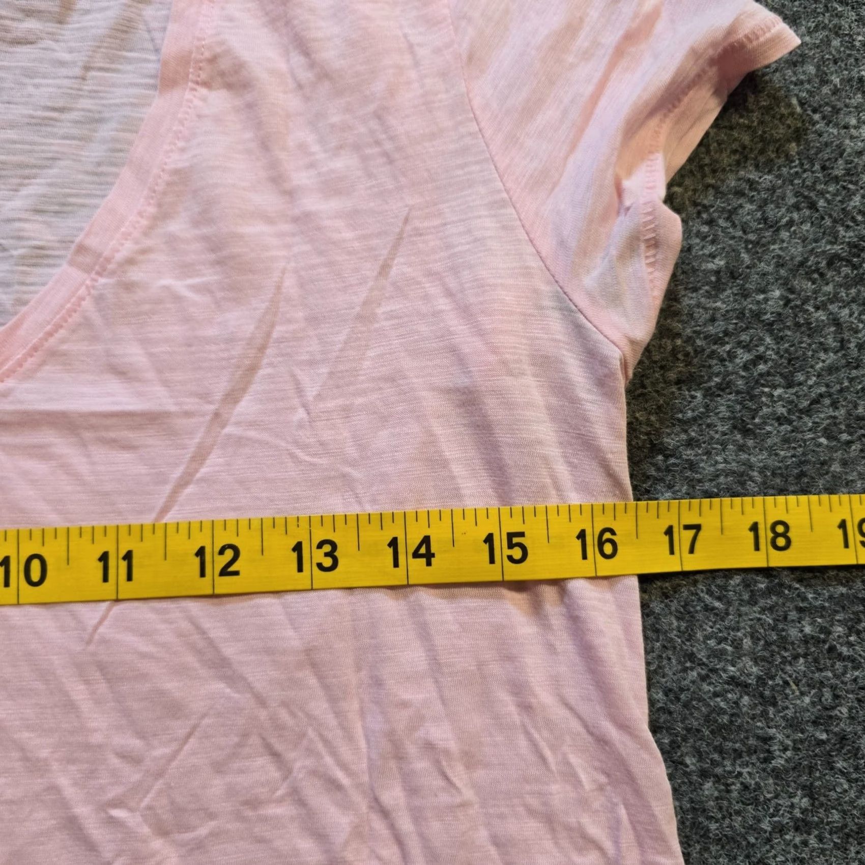 Lilly Pulitzer Lilly Pulitzer Top Women XS Pink Slub Knit Pima Cotton Short Sleeve Casual V-Neck Lightweight Basic Size XS / US 0-2 / IT 36-38 - 5 Thumbnail