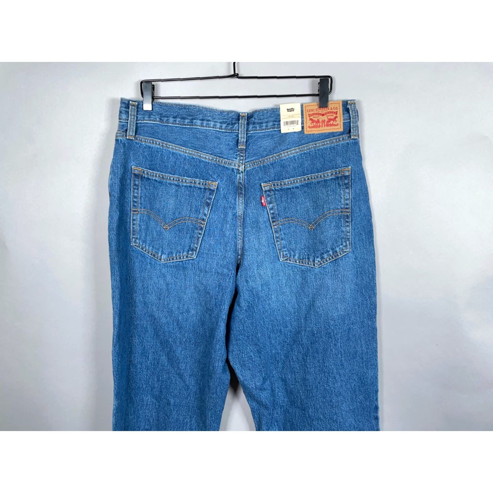 Levi's VINTAGE Levi's Jeans Women's Baggy Fit 94 Straight Leg 36x30.5 Blue Denim Fall Winter Size 24" / US 00 / IT 34 - 4 Thumbnail