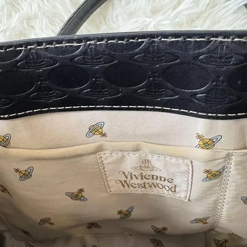 Vivienne Westwood Vivienne Westwood size os Saturn embossed tote bag Size ONE SIZE - 3 Thumbnail