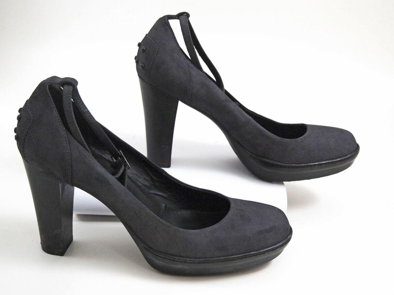 Tod's Tod's Mary Jane Heels Gray Suede Womens US 8 EU 38 Size US 8 / IT 38 - 2 Thumbnail