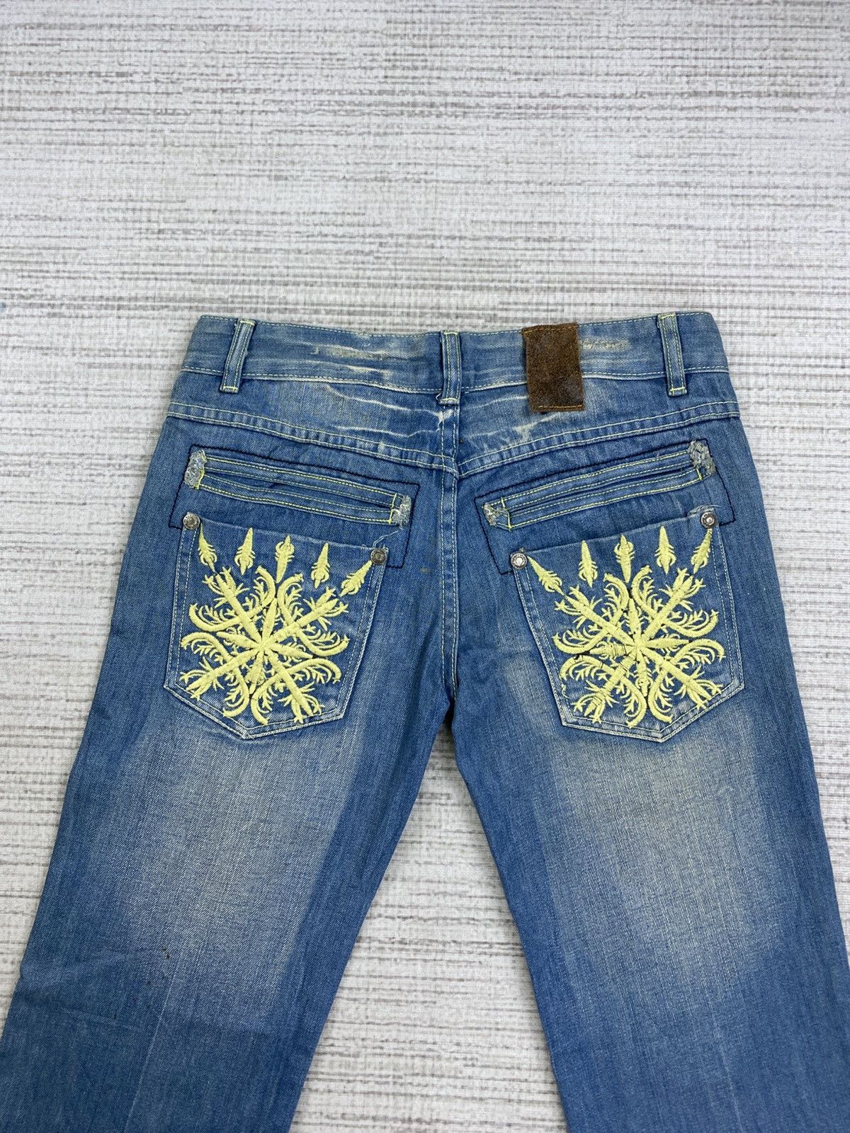If Six Was Nine Vintage Red Pepper 70s Style Rolling Stone Custom Flare Pant Size US 30 / EU 46 - 9 Thumbnail