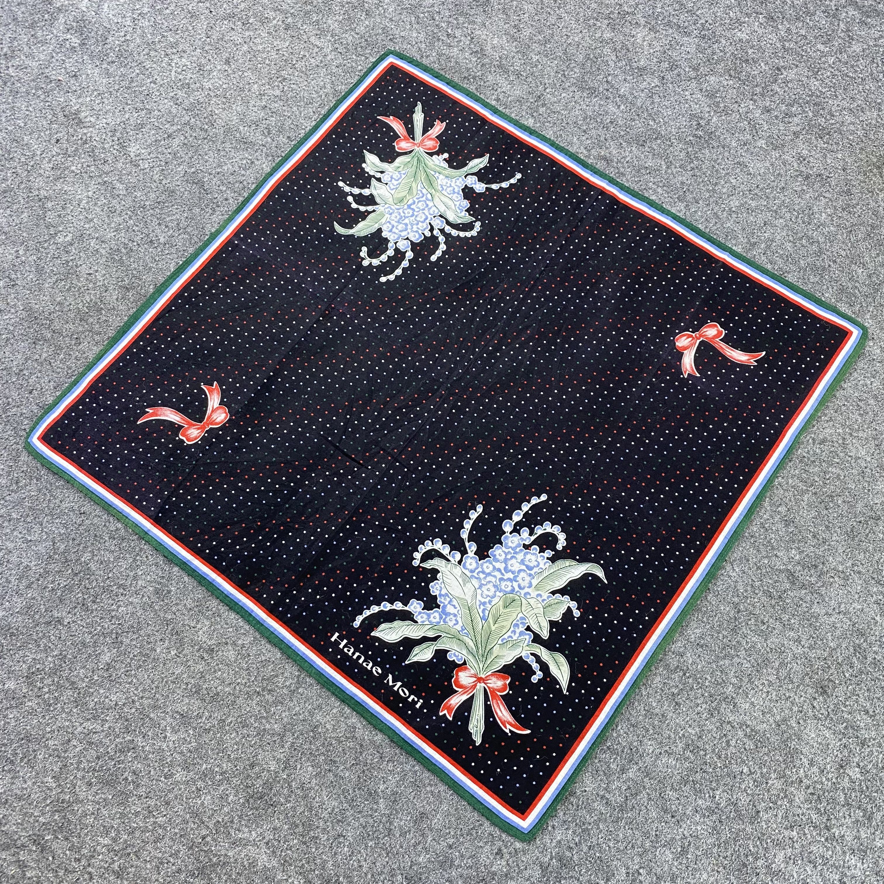 Hanae Mori × Japanese Brand Hanae Mori Handkerchief / Bandana / Neckerchief-B1139 Size ONE SIZE - 4 Thumbnail