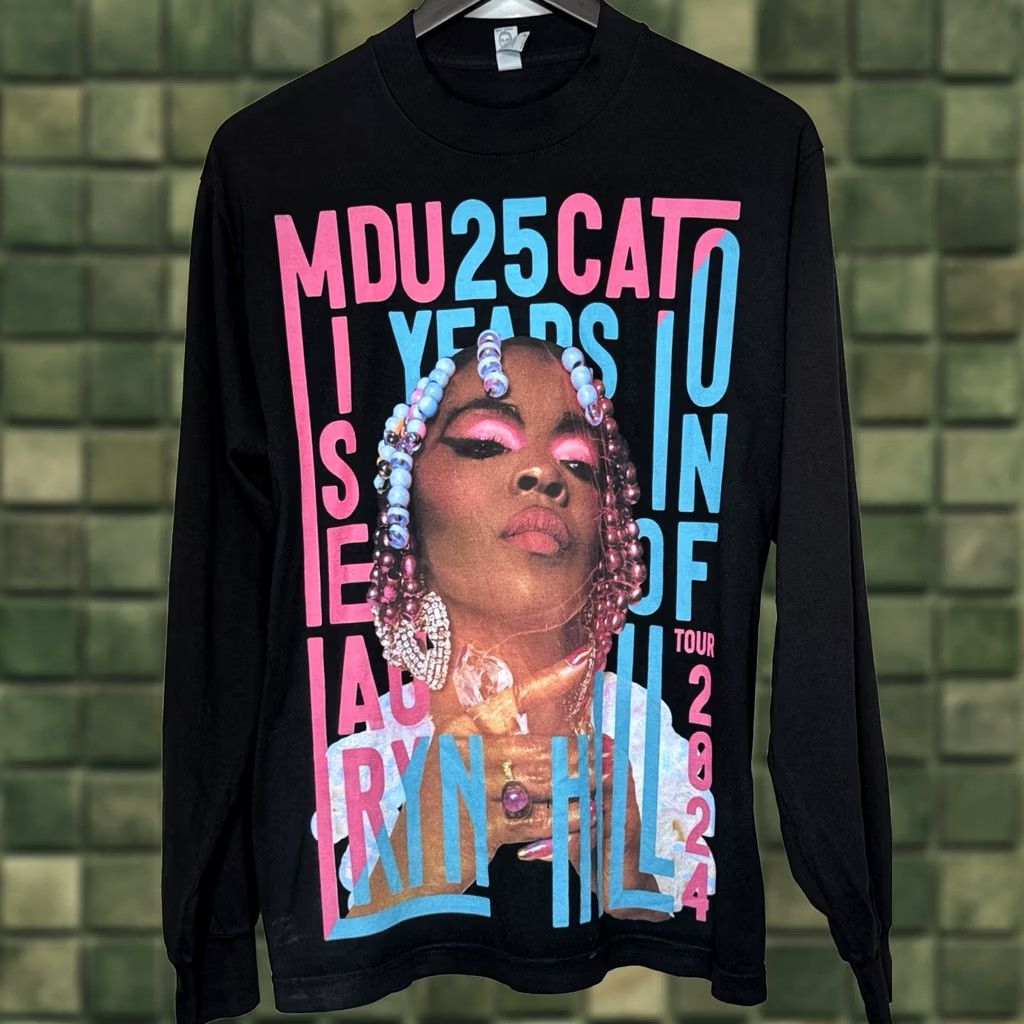 Los Angeles Apparel Lauryn Hill Tour Shirt Miseducation 25th Anniversary Long Sleeve S Black Men Shirt Cap? Size US S / EU 44-46 / 1 - 1 Thumbnail