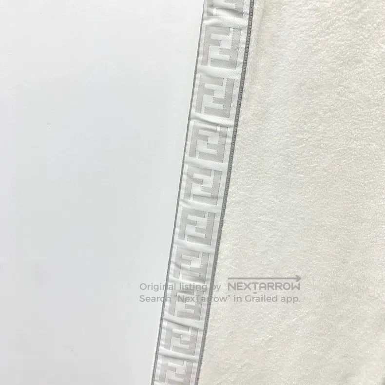 Fendi Fendi size S White Side Logo Letter Cotton Drawstring Leisu Size 42" / US 20 - 4 Thumbnail