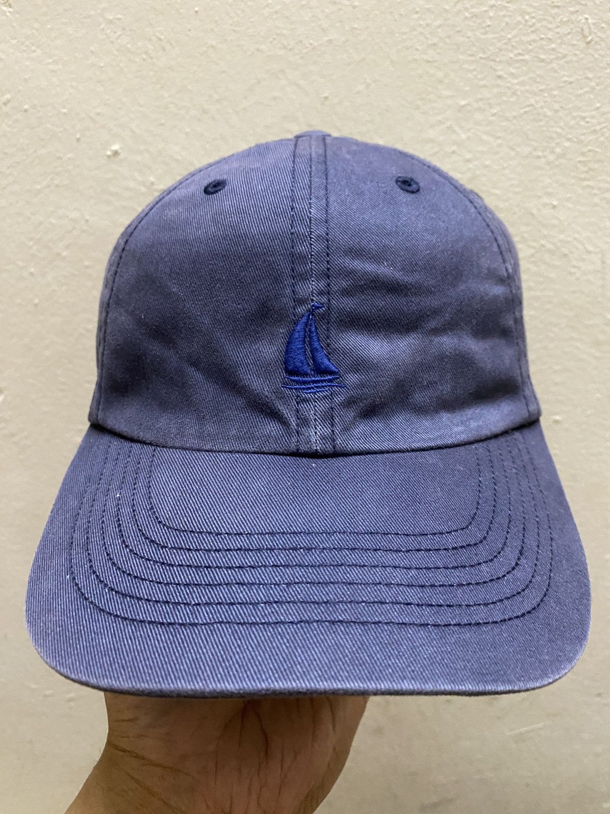 JW Anderson × Uniqlo Navy Blue JW Anderson Sailboat Unisex Cap Hat Strap Back Size ONE SIZE - 1 Thumbnail