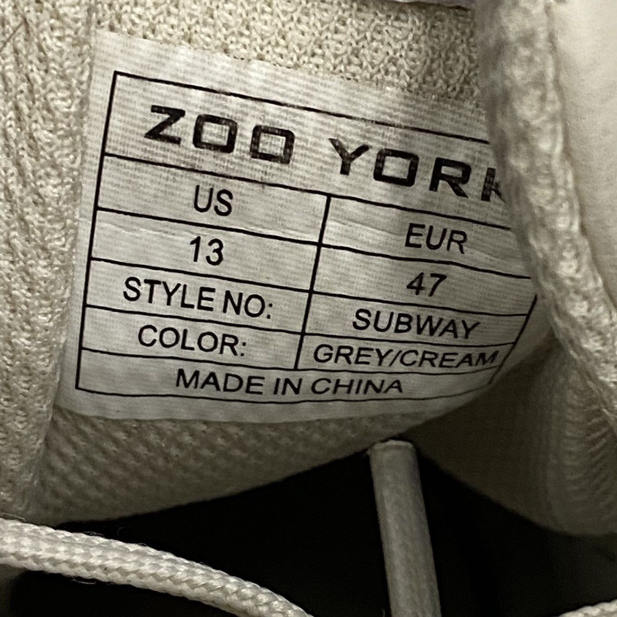Vintage × Zoo York Zoo York Low Top Grey/White Skate Sneakers LV Trainer Style Size US 13 / EU 46 - 9 Thumbnail