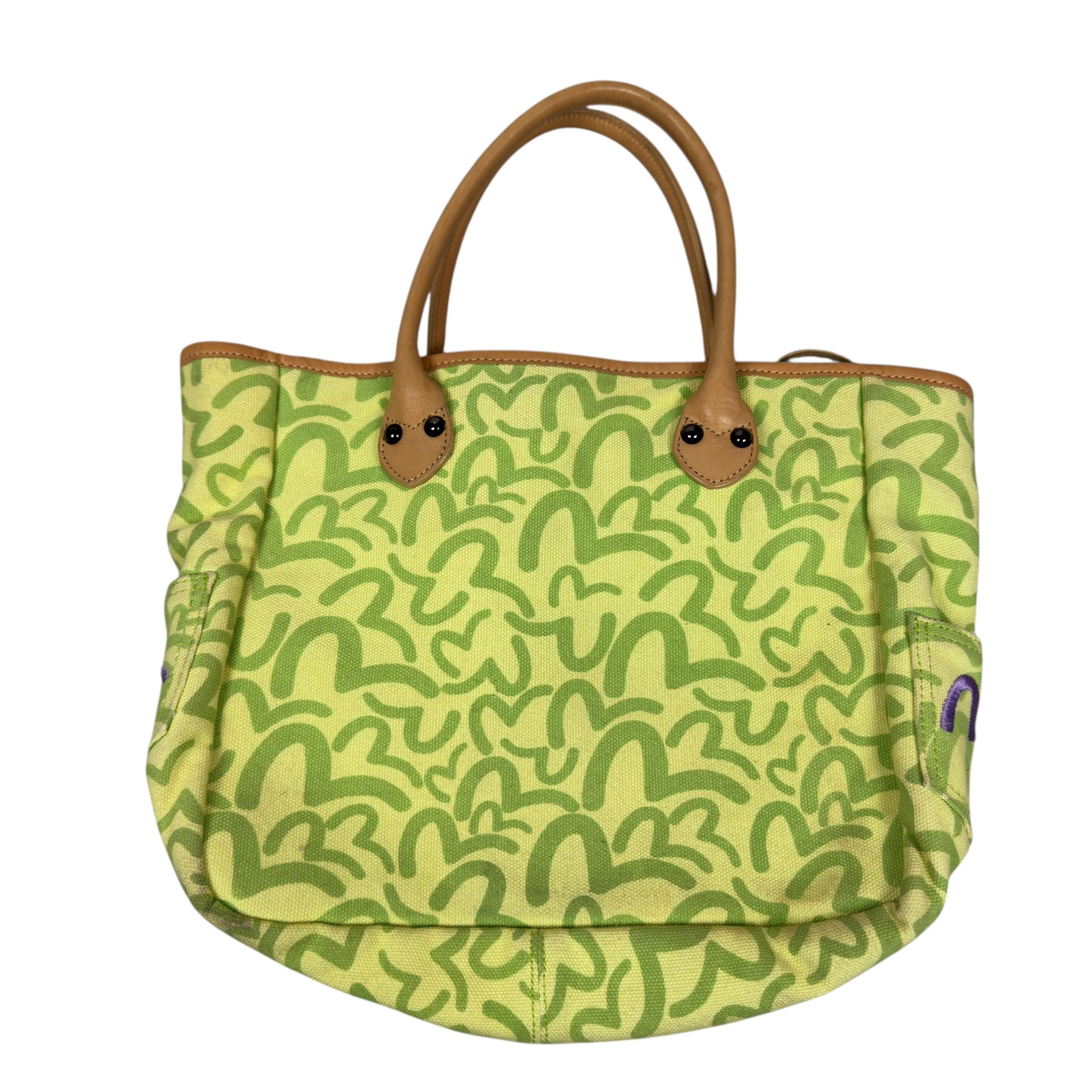 Evisu × Japanese Brand Evisu Women's Green Inner Pocket Shoulder Bag with Pouch Size ONE SIZE - 3 Thumbnail