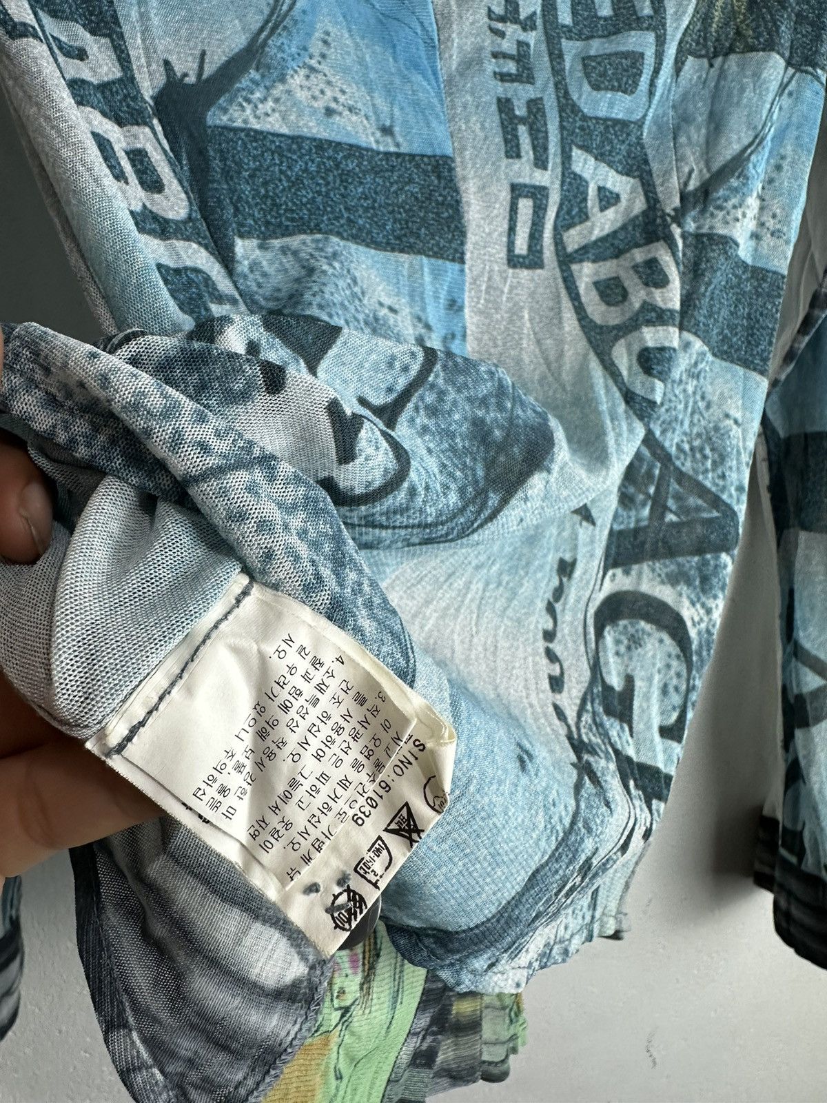 20471120 DEESSE SHIRT BUTTON AOP JEAN PAUL GAULTIER STYLE Size XS / US 0-2 / IT 36-38 - 9 Thumbnail