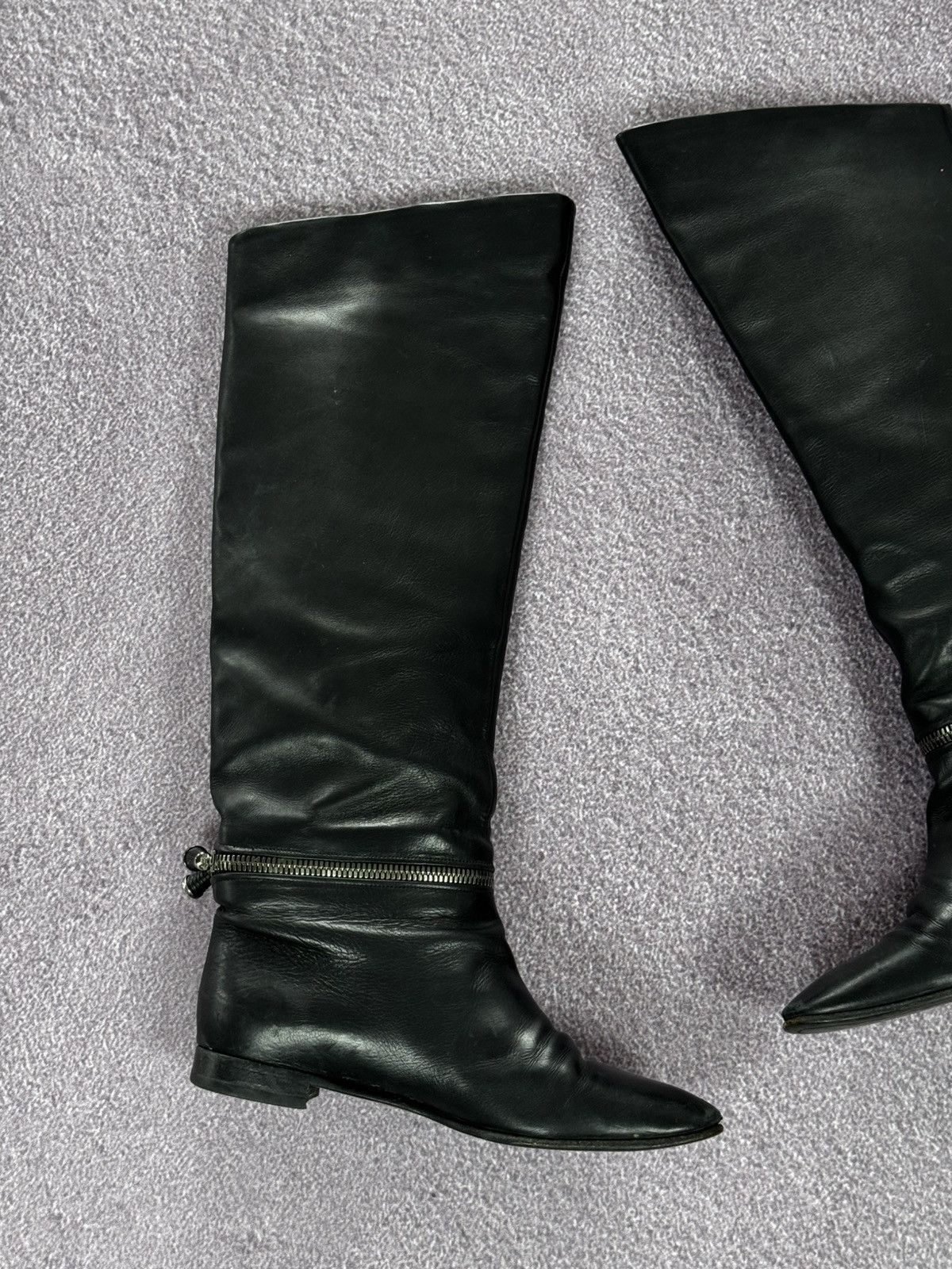 Japanese Brand Vintage 00’s Aesthetic Y2K Zip-Up Boots Size US 9 / IT 39 - 7 Thumbnail