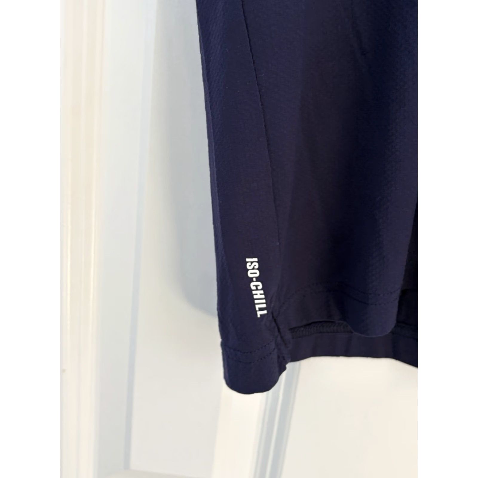 Under Armour Mens Under Armour Golf Polo Notre Dame Blue M Medium Size US M / EU 48-50 / 2 - 5 Thumbnail