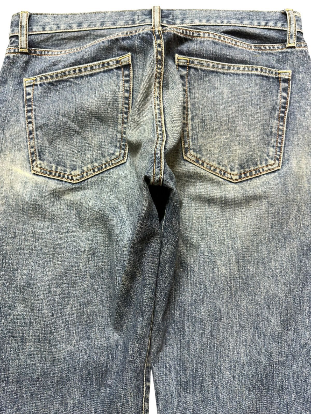 Uniqlo Vintage Uniqlo Selvedge Mudwash Distressed Denim Size US 33 - 5 Thumbnail