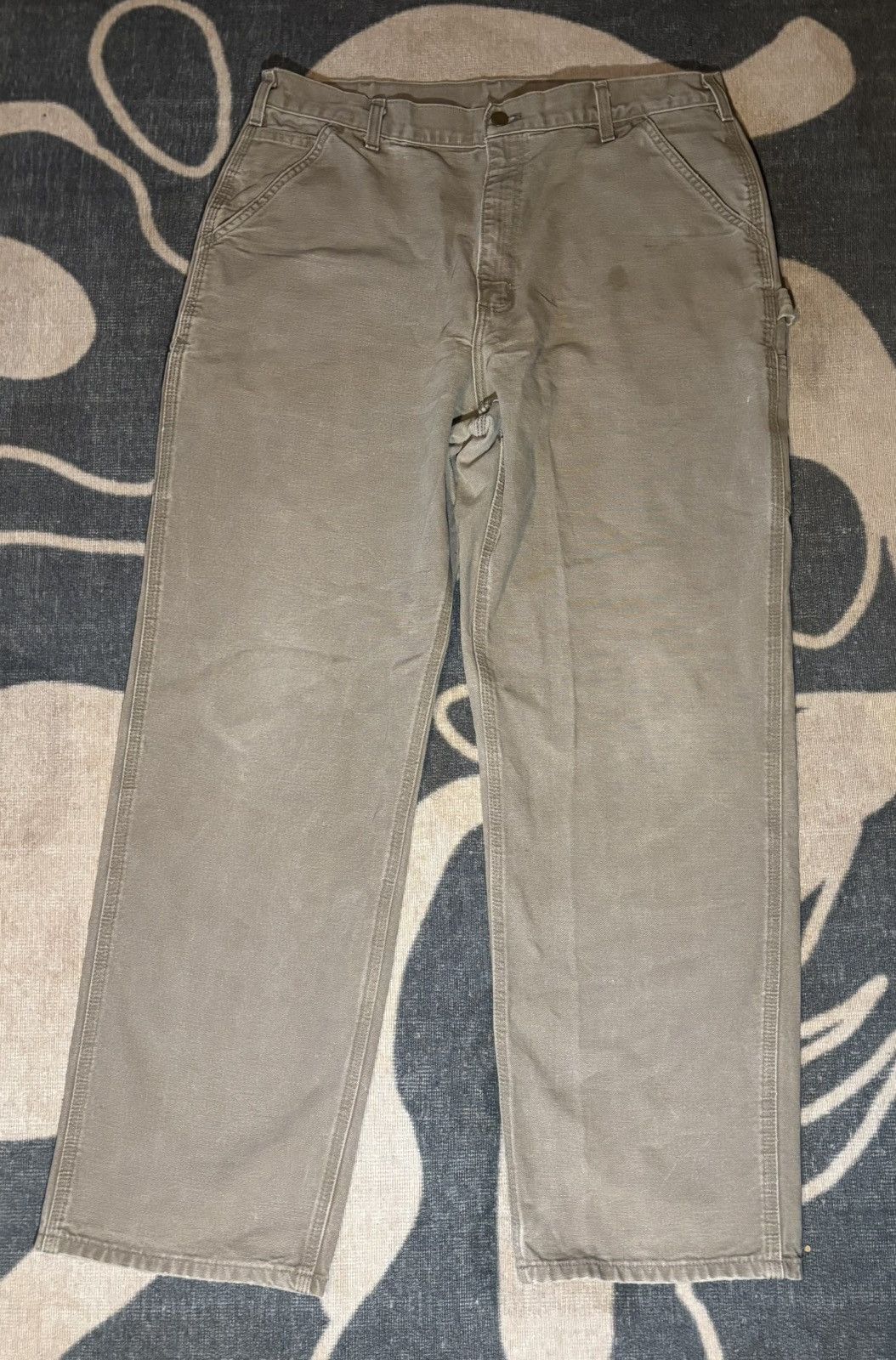Carhartt Carhartt workwear pants 38x34 tan Size US 34 / EU 50 - 3 Thumbnail