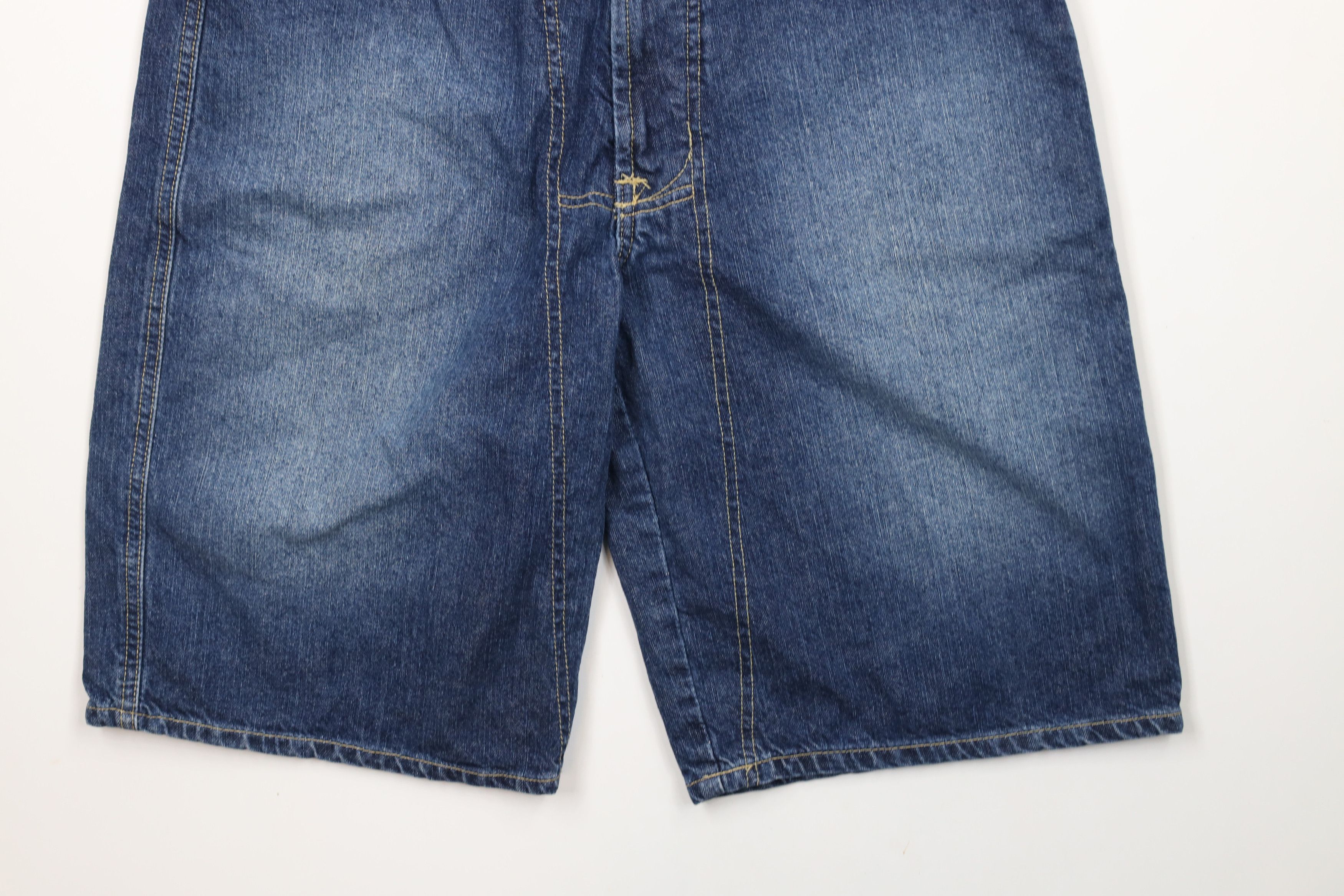 Marithe + Francois Girbaud × Vintage Vintage 90s Marithe Francois Girbaud Baggy Denim Jean Shorts Size US 32 / EU 48 - 4 Thumbnail