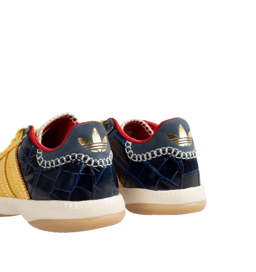 Adidas o1h1sh10525 X Wales Bonner Mn Samba Suede in Yellow Size US 11 / EU 44 - 4 Thumbnail