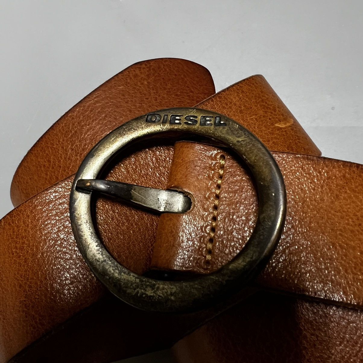 Diesel Vintage Diesel Leather old Belt Size ONE SIZE - 6 Thumbnail