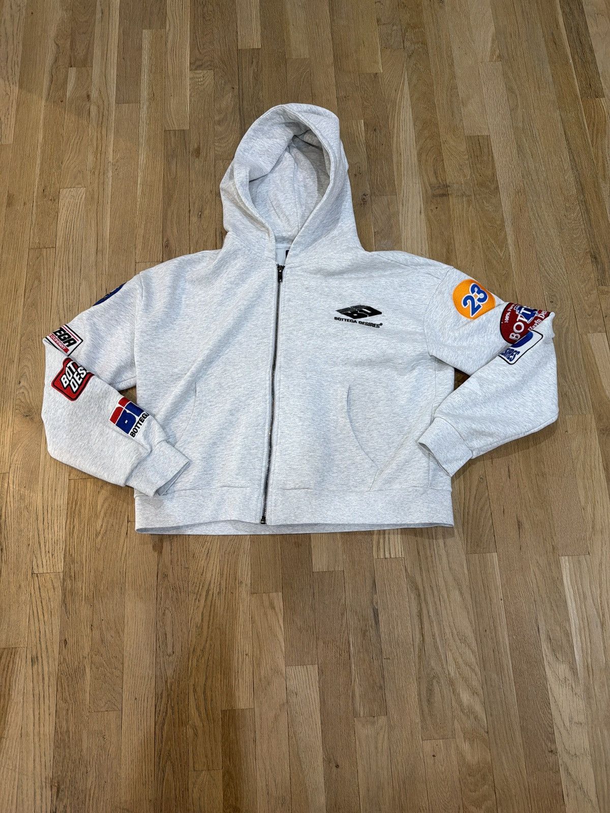 Bottega Desires Bottega desires patches zip up hoodie Size US XL / EU 56 / 4 - 1 Thumbnail
