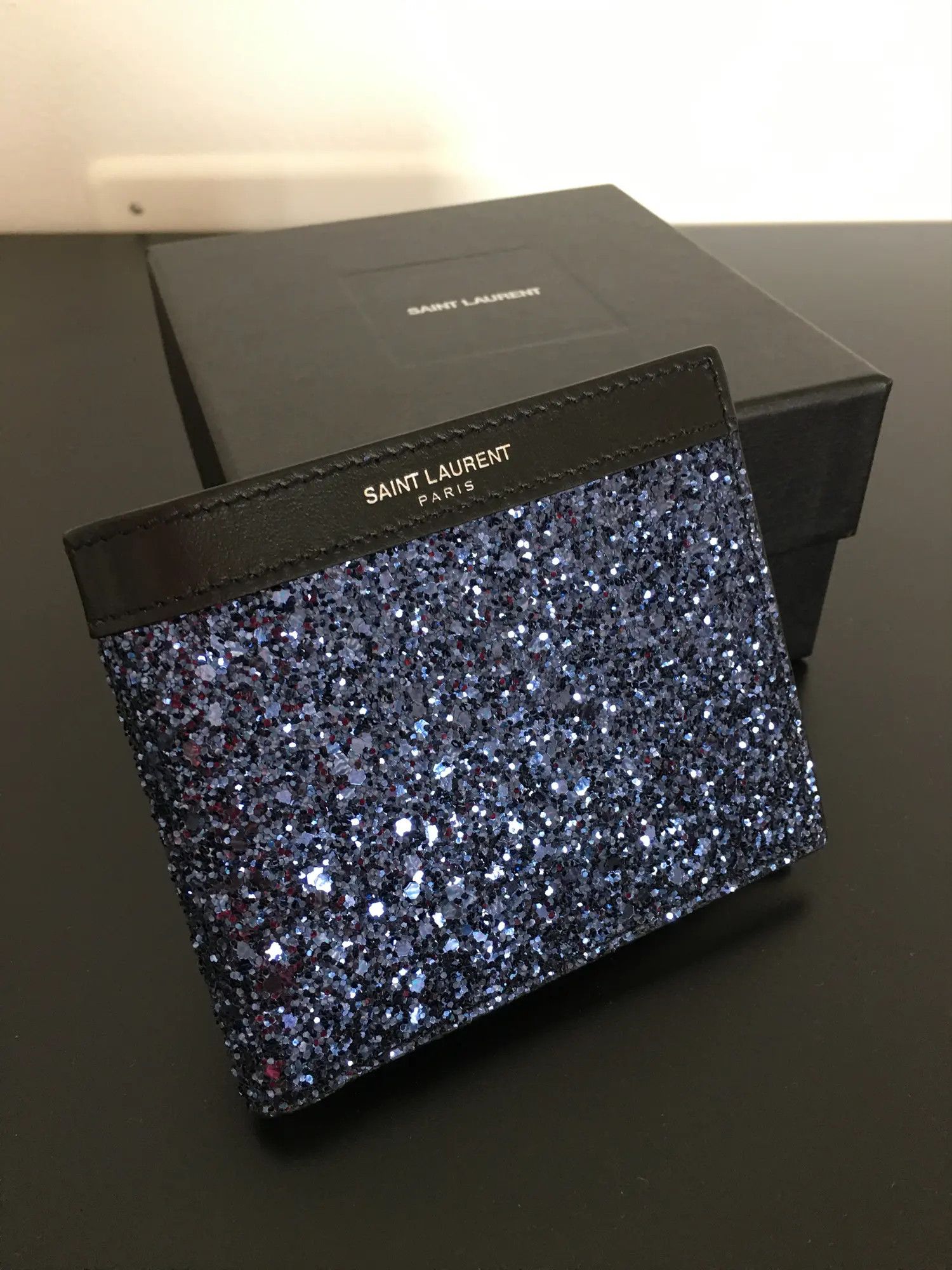 Saint Laurent Paris Wallet Glitter Size ONE SIZE - 4 Thumbnail