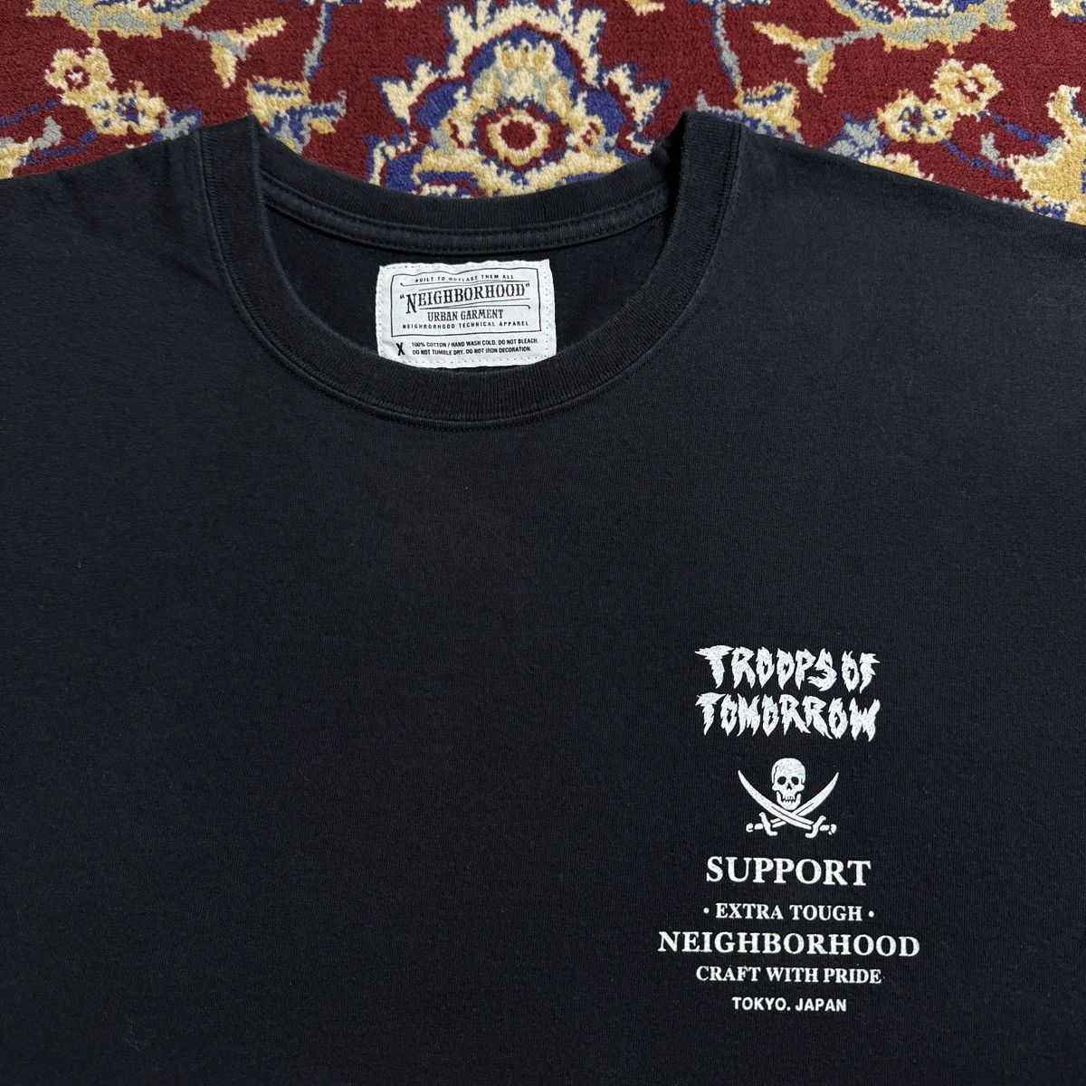 Neighborhood Neighborhood Troops of Tomorrow NBHD Tee y2k Japanese brand Size US L / EU 52-54 / 3 - 2 Thumbnail
