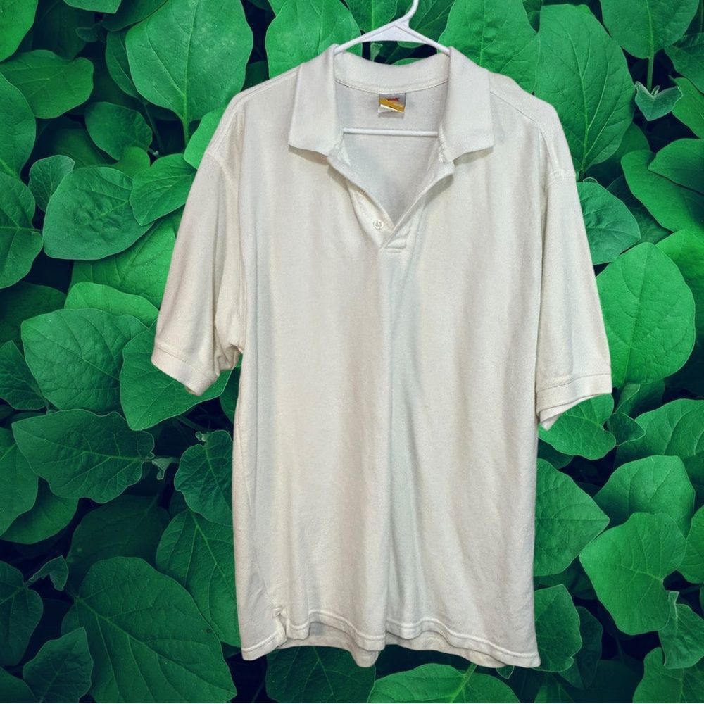 Hanes Hanes Super Soft Collared Half Button Shirt Large Size US L / EU 52-54 / 3 - 1 Thumbnail