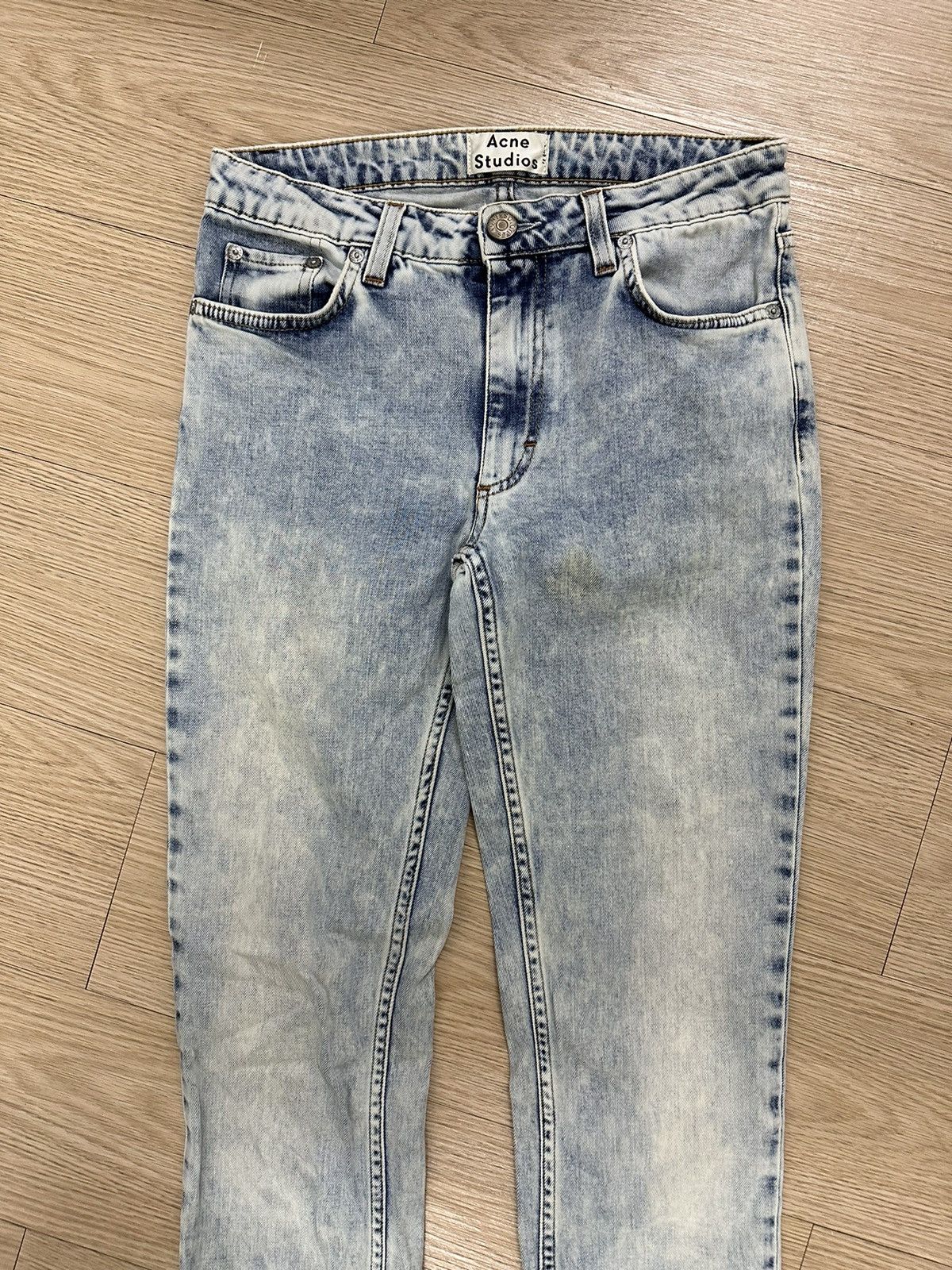 Acne Studios × Designer Beautiful Acne Studios Flex Silver Vint Skinny Jeans Size 26" / US 2 / IT 38 - 3 Thumbnail