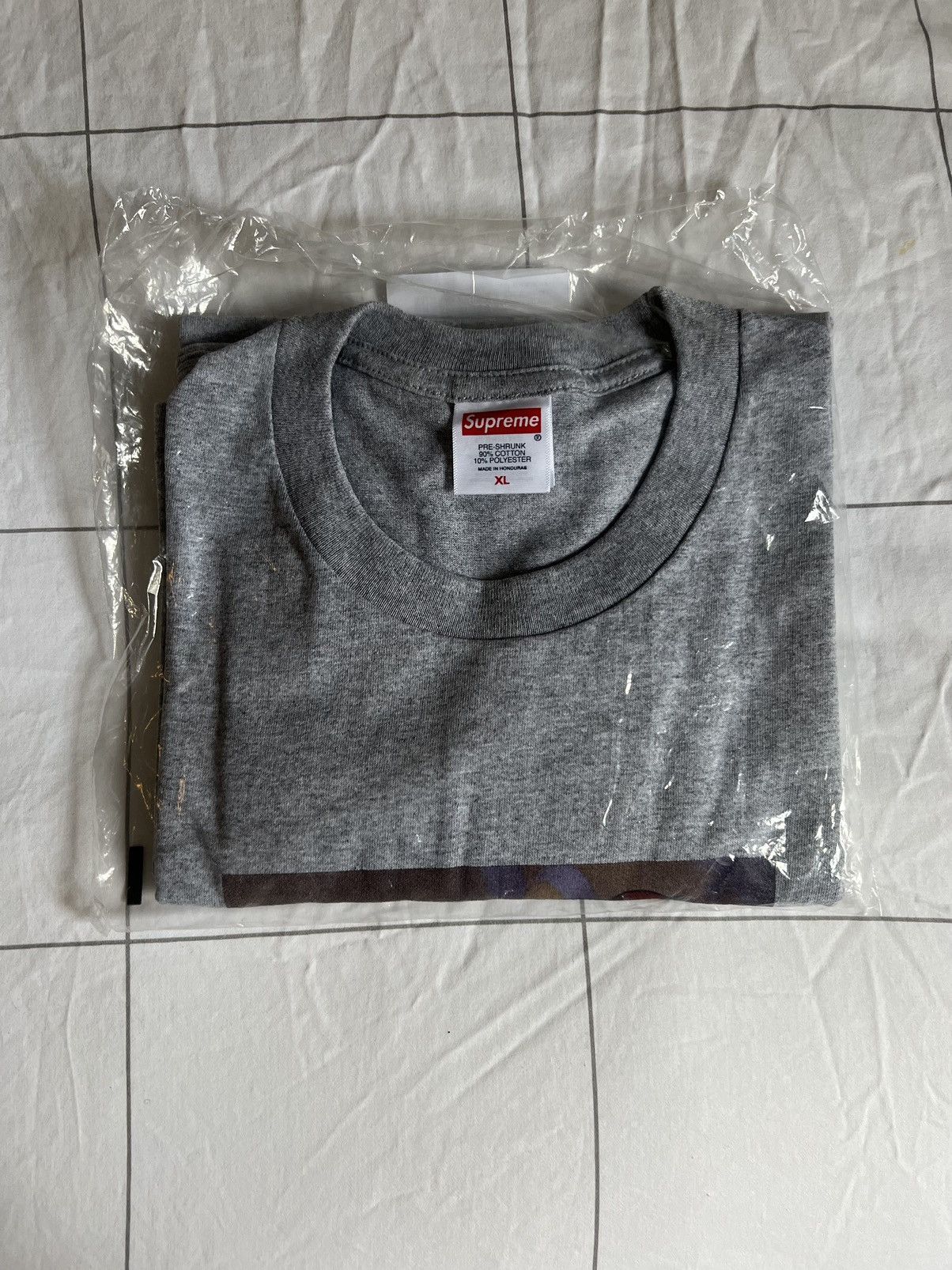 Supreme SUPREME Snow White Tee Heather Grey T-Shirt FW24 XL Size US XL / EU 56 / 4 - 3 Thumbnail