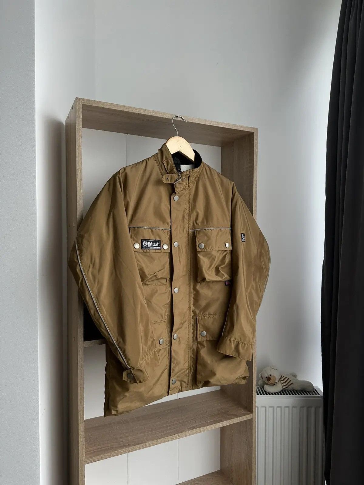 Belstaff × Vintage Vintage Belstaff Nylon Brown Motorcycle Nylon Jacket Size US M / EU 48-50 / 2 - 7 Thumbnail