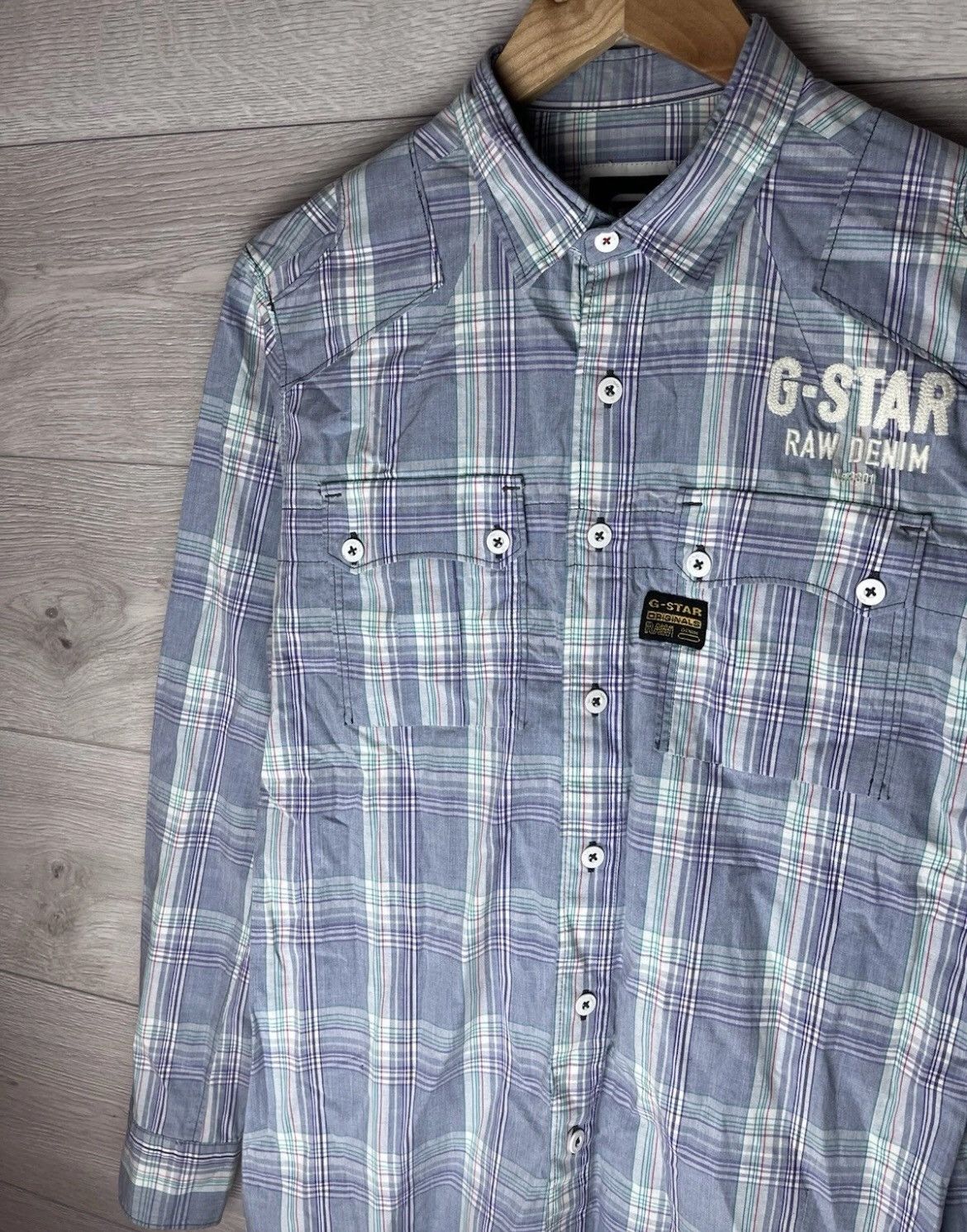 G-Star Mens shirt G-Star Raw size M vintage Size US M / EU 48-50 / 2 - 2 Thumbnail