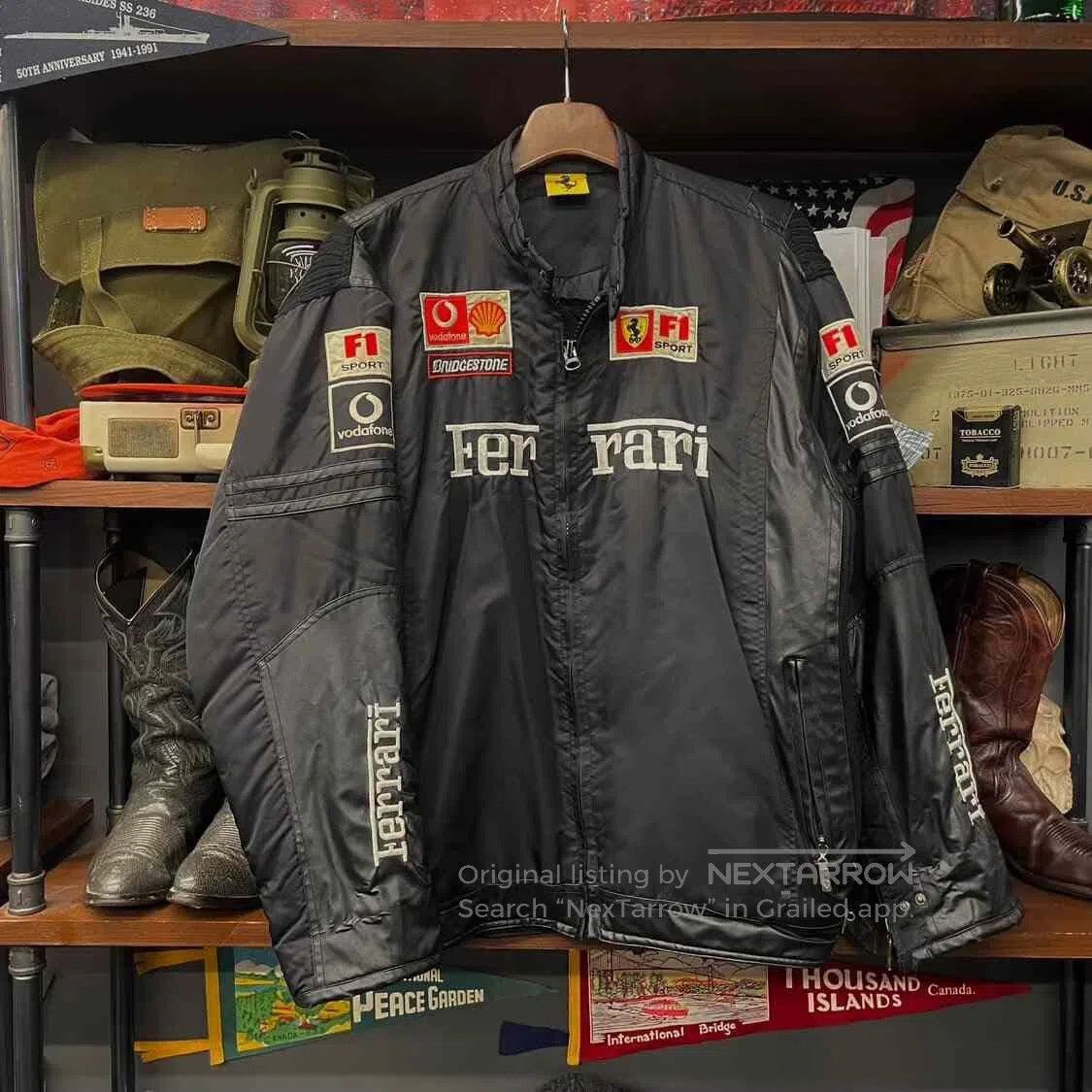 Ferrari Ferrari Vintage F1 Puffer Jacket. Size US M / EU 48-50 / 2 - 1 Thumbnail