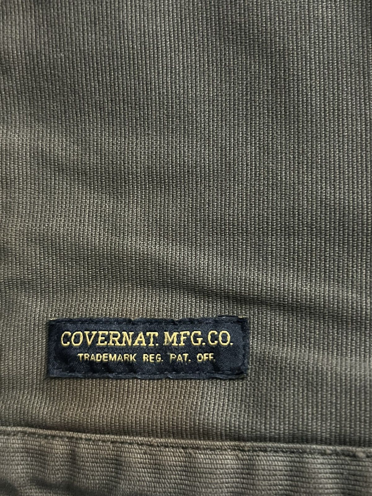 COVERNAT × Vintage Vintage Covernat trucker jacket collar cuduroy army green Size US L / EU 52-54 / 3 - 11 Thumbnail