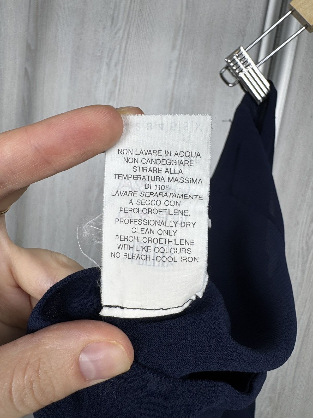 Alberta Ferretti Philosophy by Alberta Ferretti navy blue silk maxi skirt Size 28" / US 6 / IT 42 - 13 Thumbnail