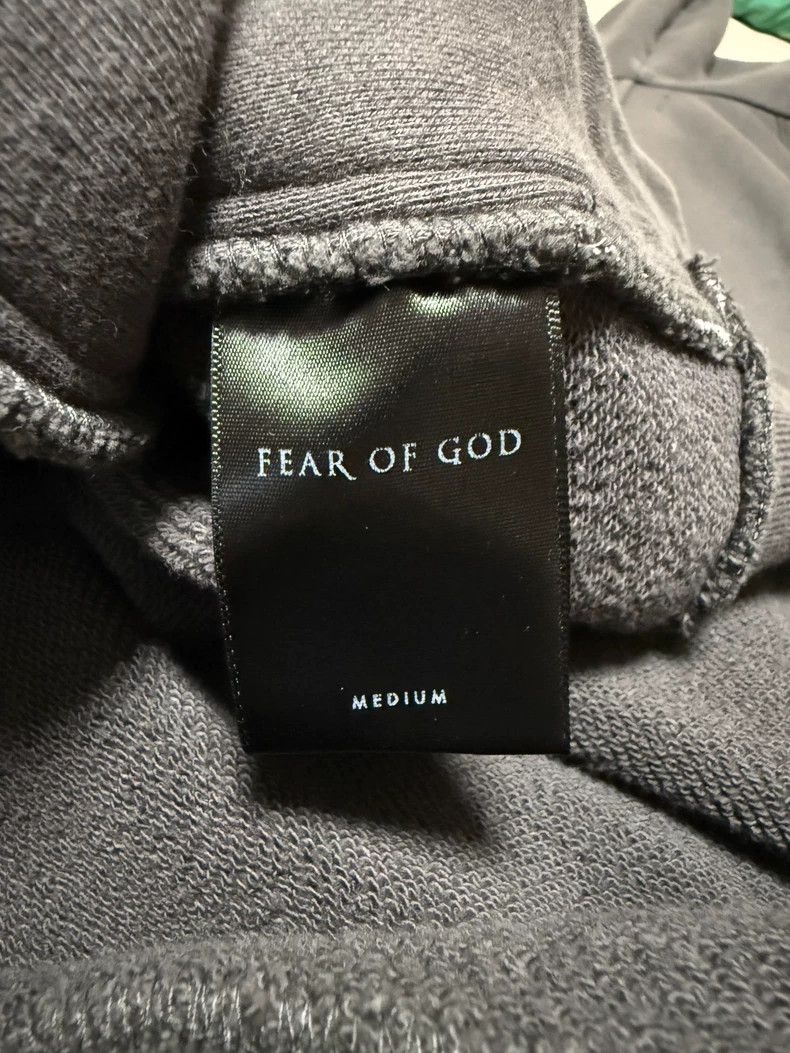 Fear of God Fear of God Washed black half-zip lambswool sweatshirt Size US M / EU 48-50 / 2 - 4 Thumbnail