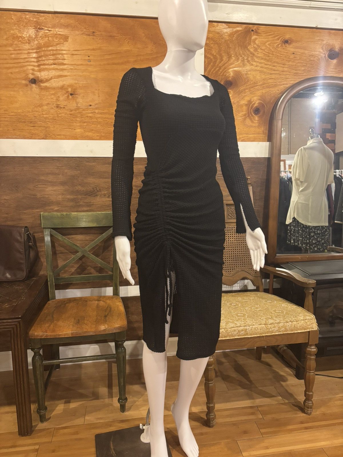 Other Black long sleeve dress.wd-255 Size S / US 4 / IT 40 - 10 Thumbnail