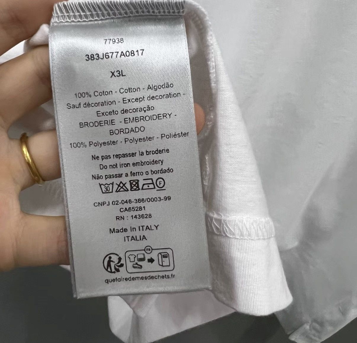 Dior Dior White Minimalist Dog Printed Short-Sleeve T-shirt J41 Size US M / EU 48-50 / 2 - 3 Thumbnail