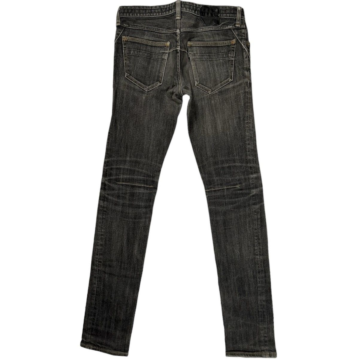 Number (N)ine AW07 Black Pain Denim Size US 30 / EU 46 - 2 Thumbnail
