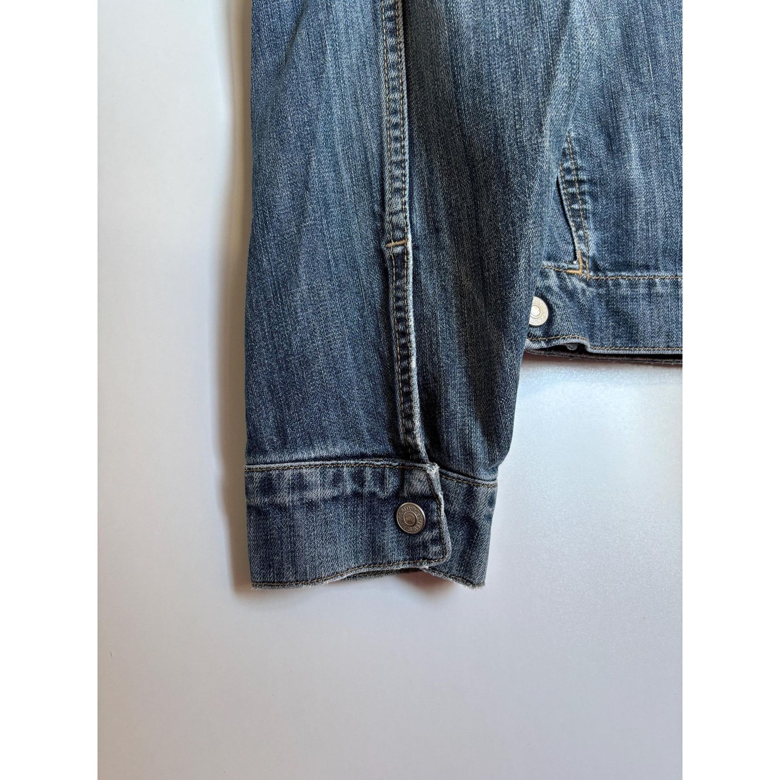 Japanese Brand × Levi's × Levi's Vintage Clothing Vintage Levi's Engineered Small Twisted Denim Jacket Y2K Size US S / EU 44-46 / 1 - 9 Thumbnail