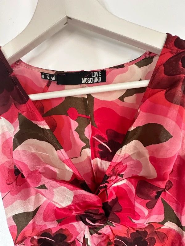 Love Moschino Love moschino xs 34 silk pink red Size XS / US 0-2 / IT 36-38 - 2 Thumbnail