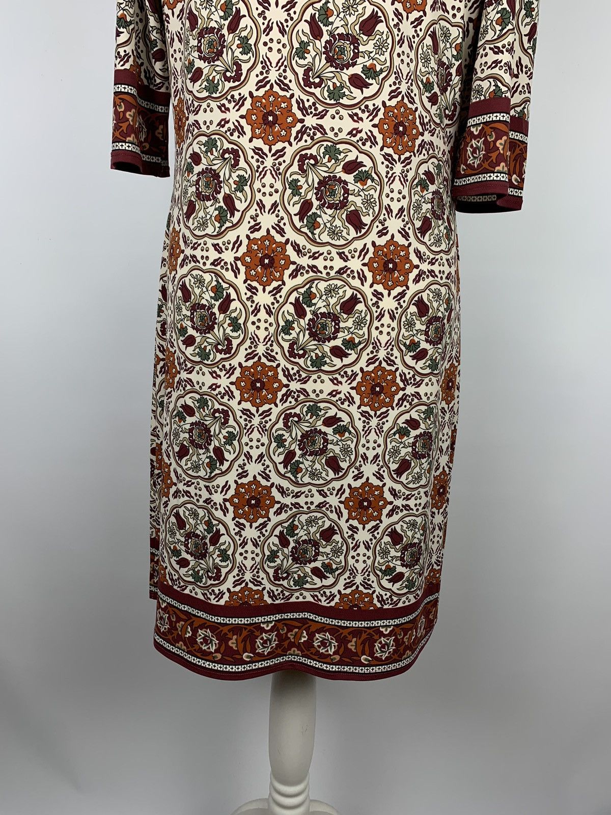 Max Mara Max Studio Paisley Pattern Midi Knee Length Dress Size XL Size XL / US 12-14 / IT 48-50 - 7 Thumbnail