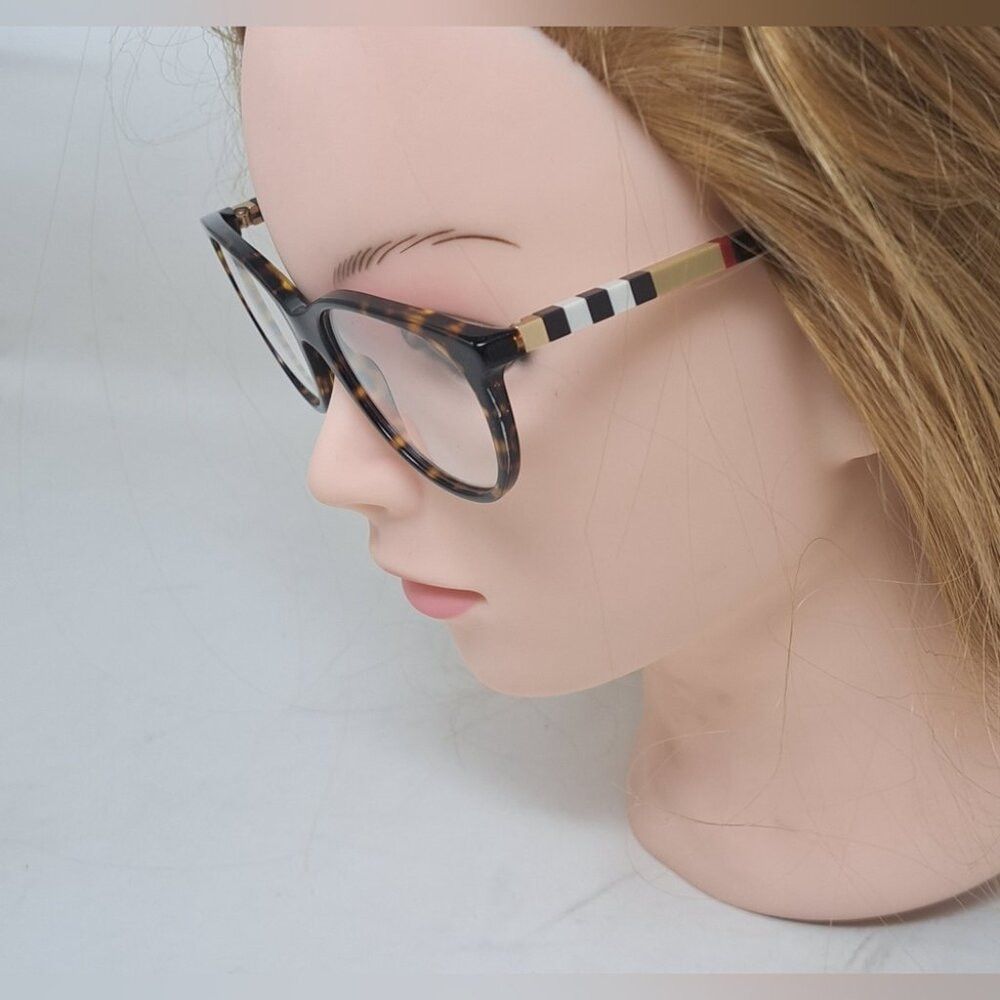 Burberry NWT Burberry Women's Frames Eye Glasses Havana Nova Check S Size ONE SIZE - 7 Thumbnail