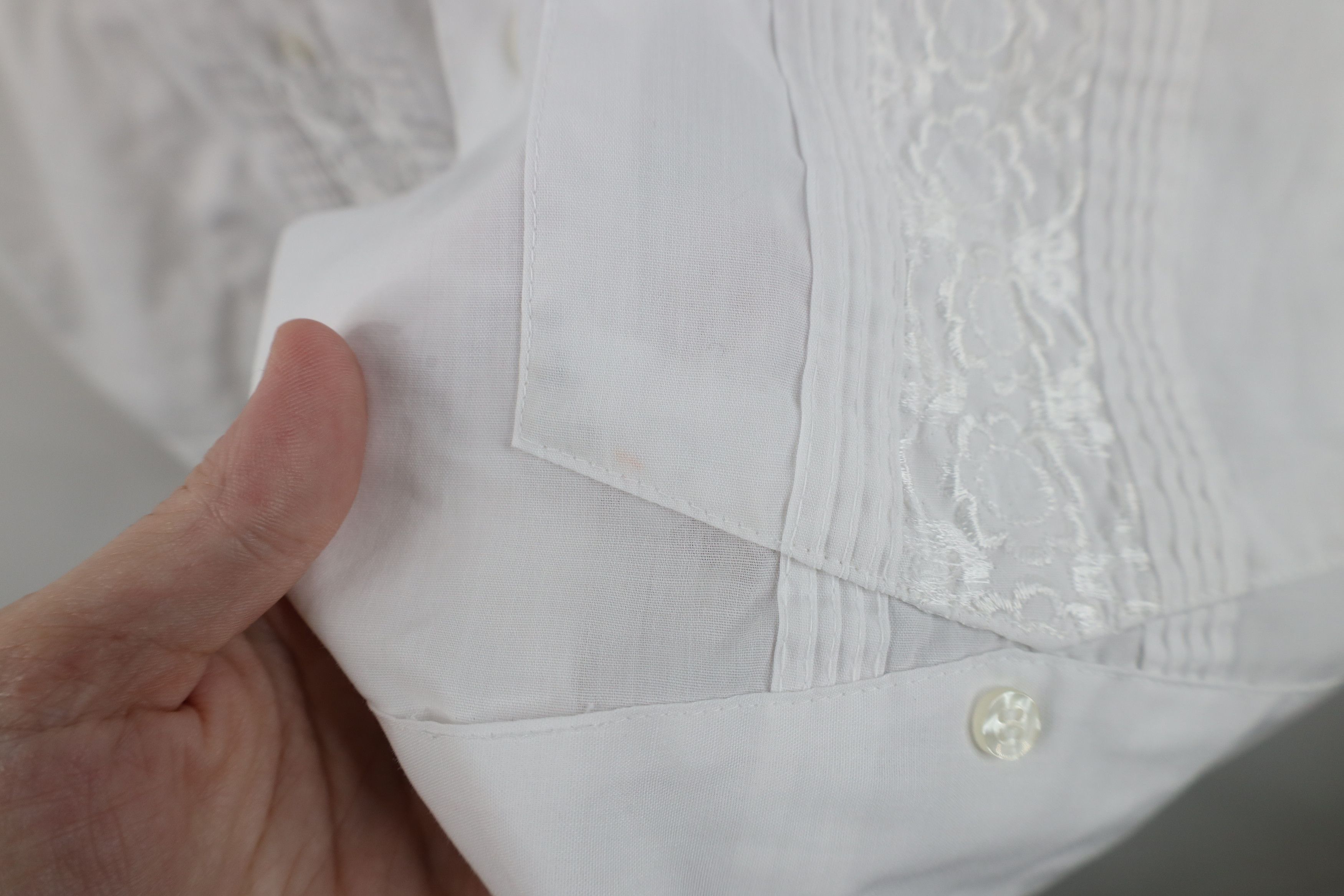 Vintage Vintage 70s Rockabilly Wedding Beach Button Shirt White Size US XL / EU 56 / 4 - 4 Thumbnail