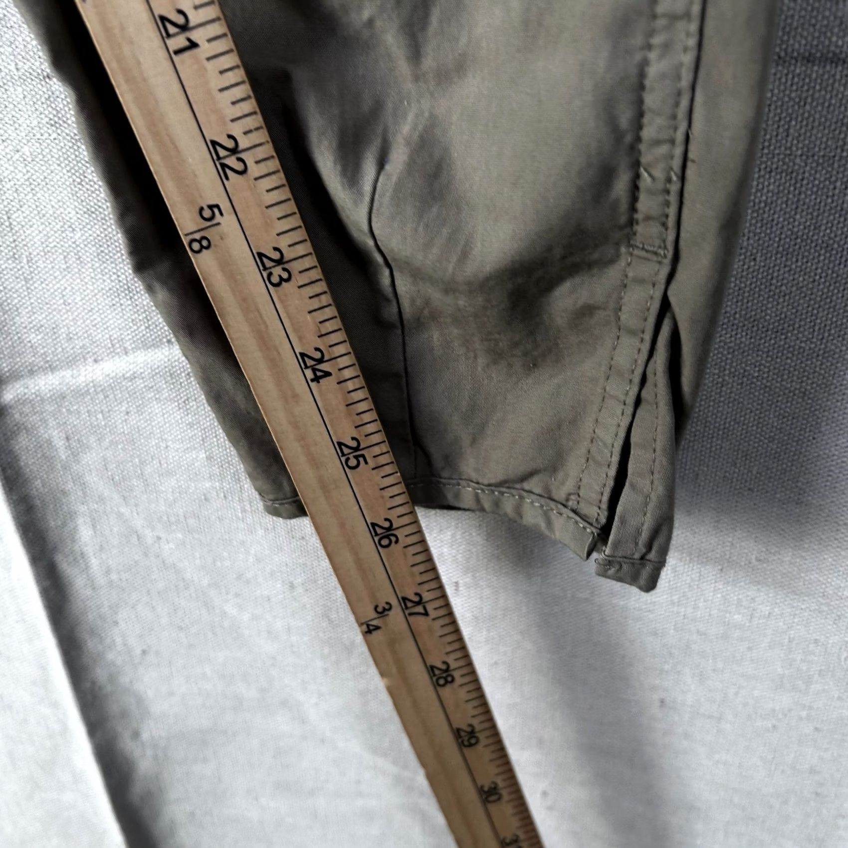 Vintage KUT from the Kloth Olive Green Cargo Utility Tapered Pants Size 4 Size 27" / US 4 / IT 40 - 5 Thumbnail