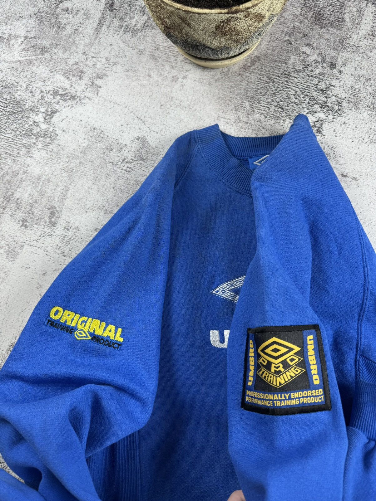 Umbro Umbro Soccer Pro Training Hoodie Blue Sweatshirt Pullover Size US S / EU 44-46 / 1 - 13 Thumbnail