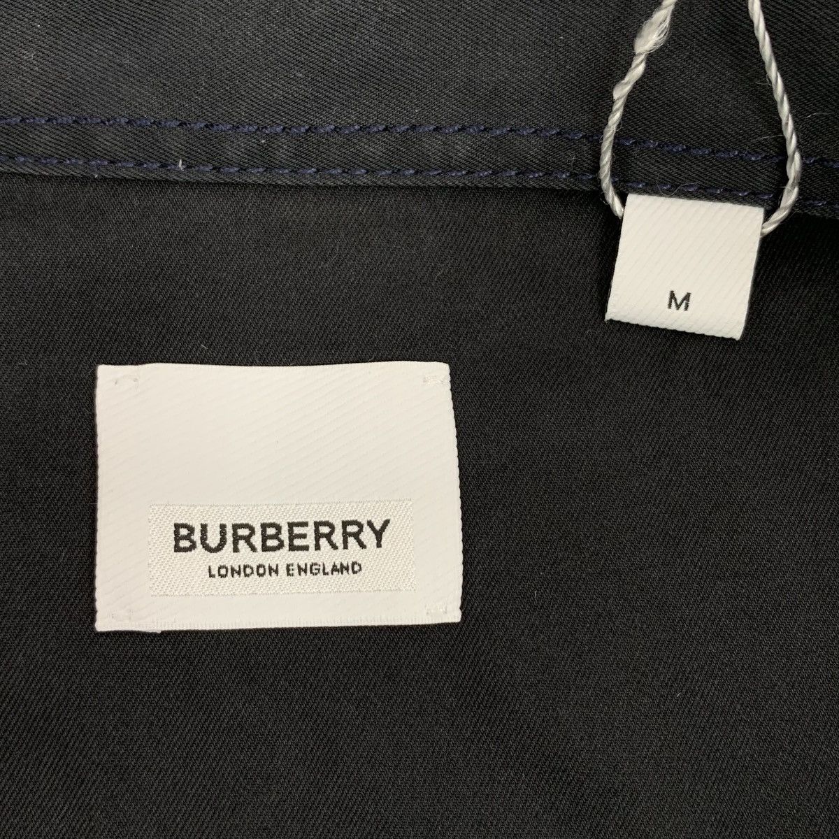 Burberry Burberry Black Pocket Design Cotton Long Sleeve Shirt K26WX Size US M / EU 48-50 / 2 - 6 Thumbnail