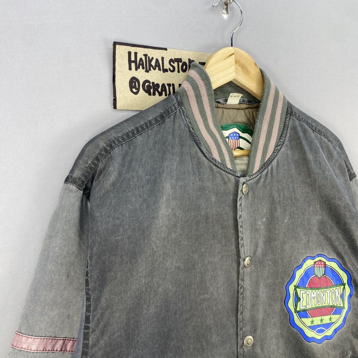 Vintage Vintage Varsity Bomber Jacket Big logo Size US M / EU 48-50 / 2 - 2 Thumbnail
