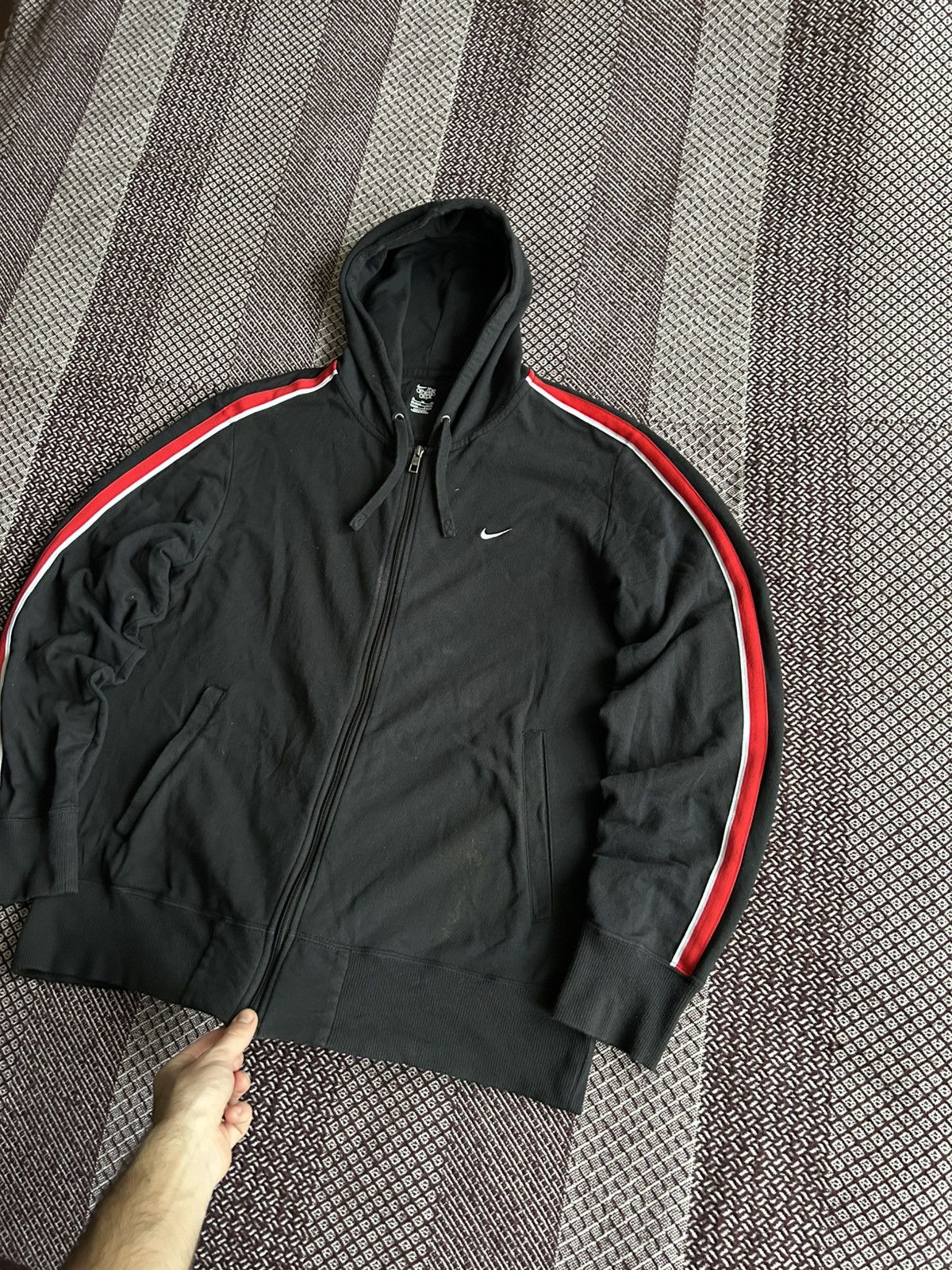 Vintage Nike Athletic Adept Zip Up Vintage Hoodie Unisex Size US XL / EU 56 / 4 - 2 Thumbnail