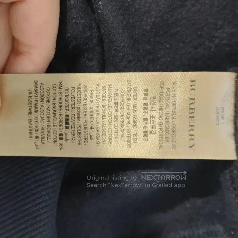 Burberry Burberry Navy Cotton Women’s Sweatshirt. Size M / US 6-8 / IT 42-44 - 5 Thumbnail