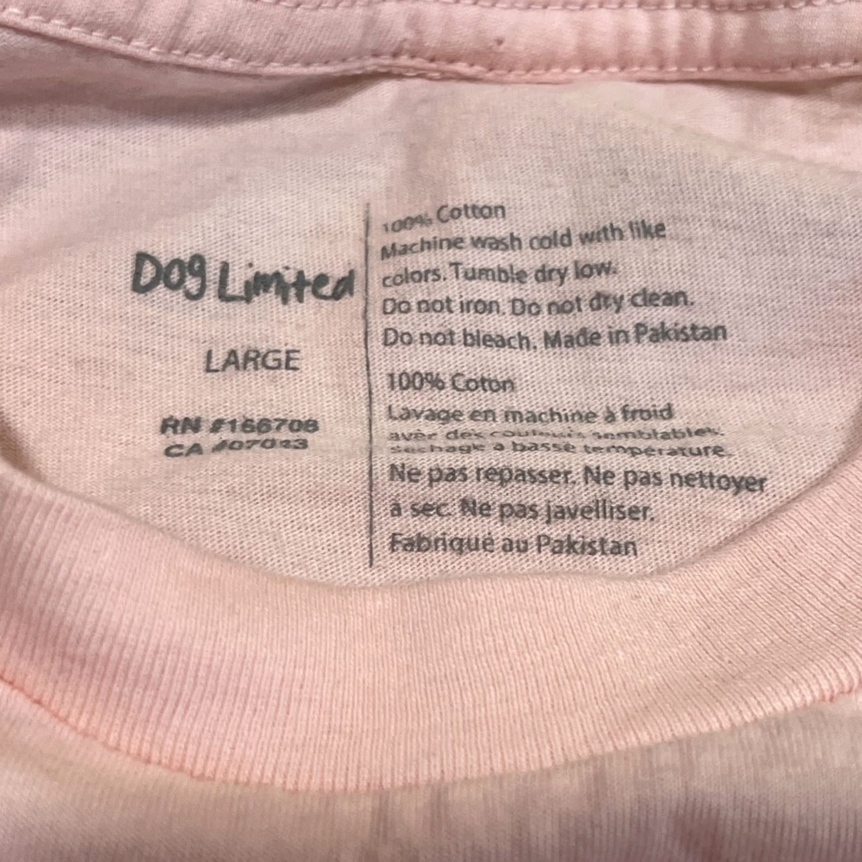 Pinko Dog Limited Rappers With Puppies Pink T Shirt Women’s L Graphic Shirt Size L / US 10 / IT 46 - 6 Thumbnail